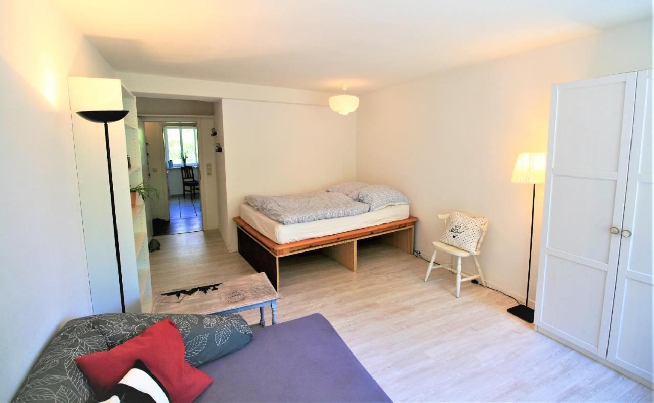 Zentrale Ferienwohnung „Treibholz“ Im Sonnenblumenhaus Flensburgo Exterior foto